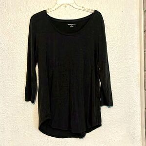 Amazon Essentials gray long, sleeved blouse, size medium